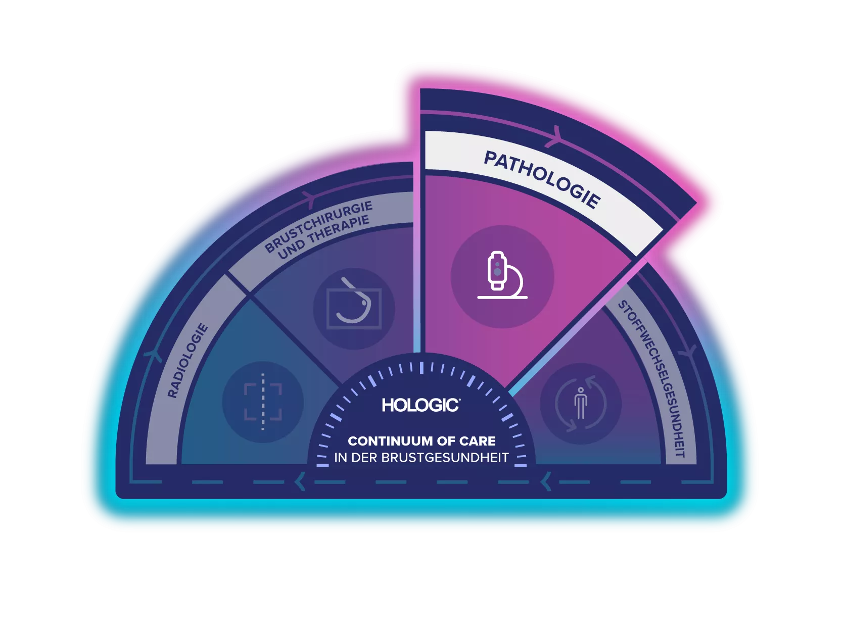 Grafik des Continuum of Care
