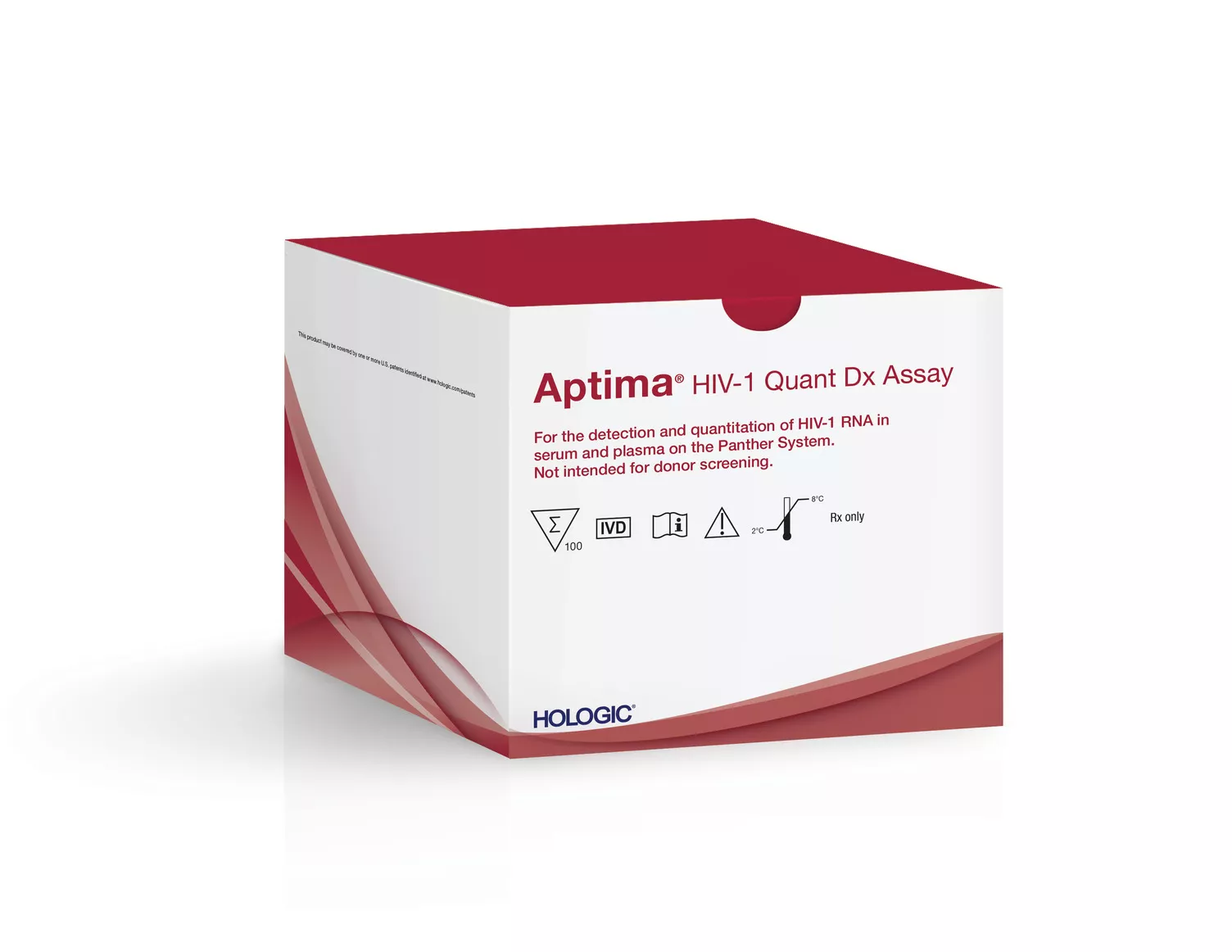 Aptima™ HIV-1 Quant Dx Assay auf weißem Hintergrund