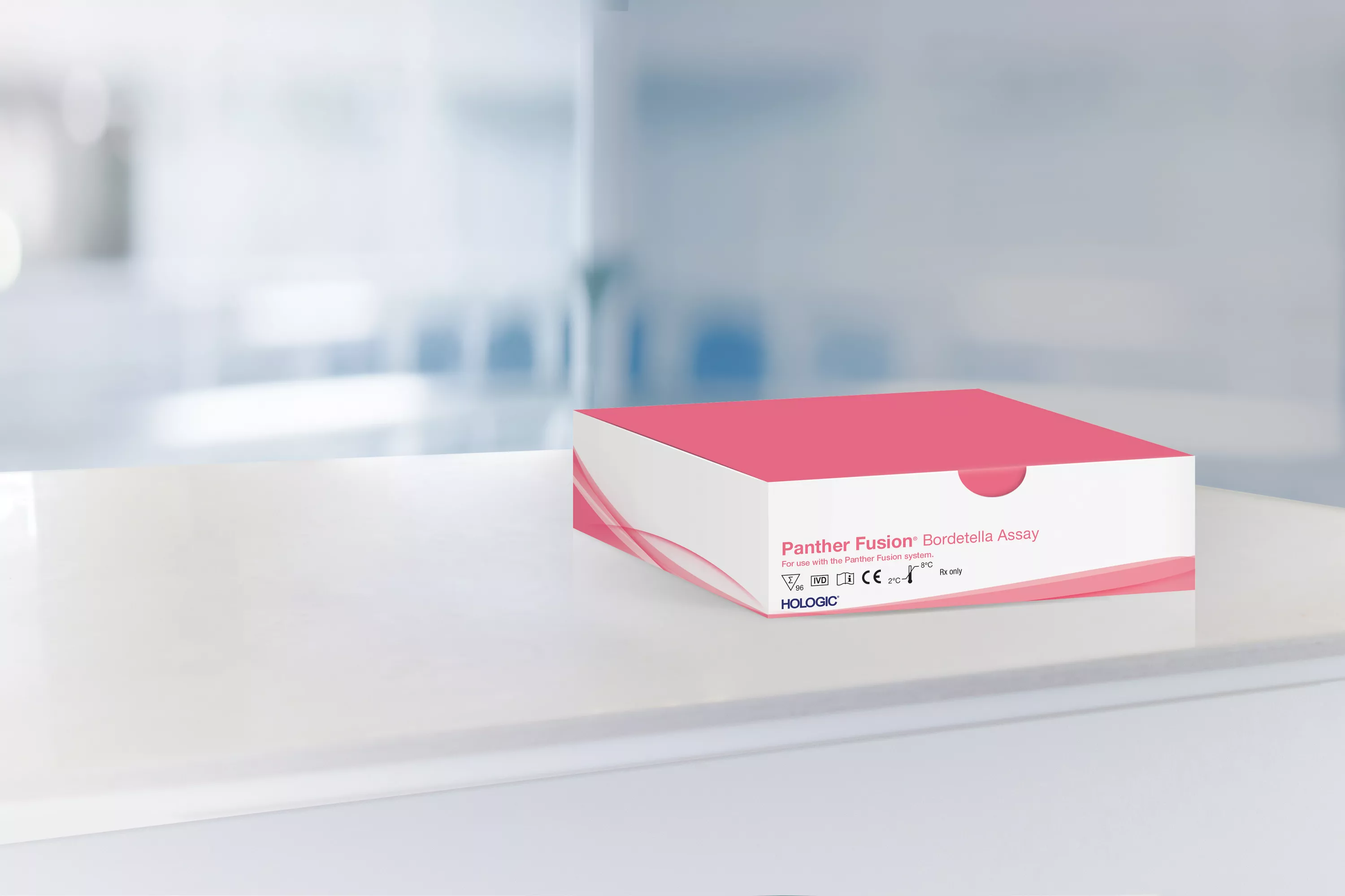 Test-Karton in Laborumgebung