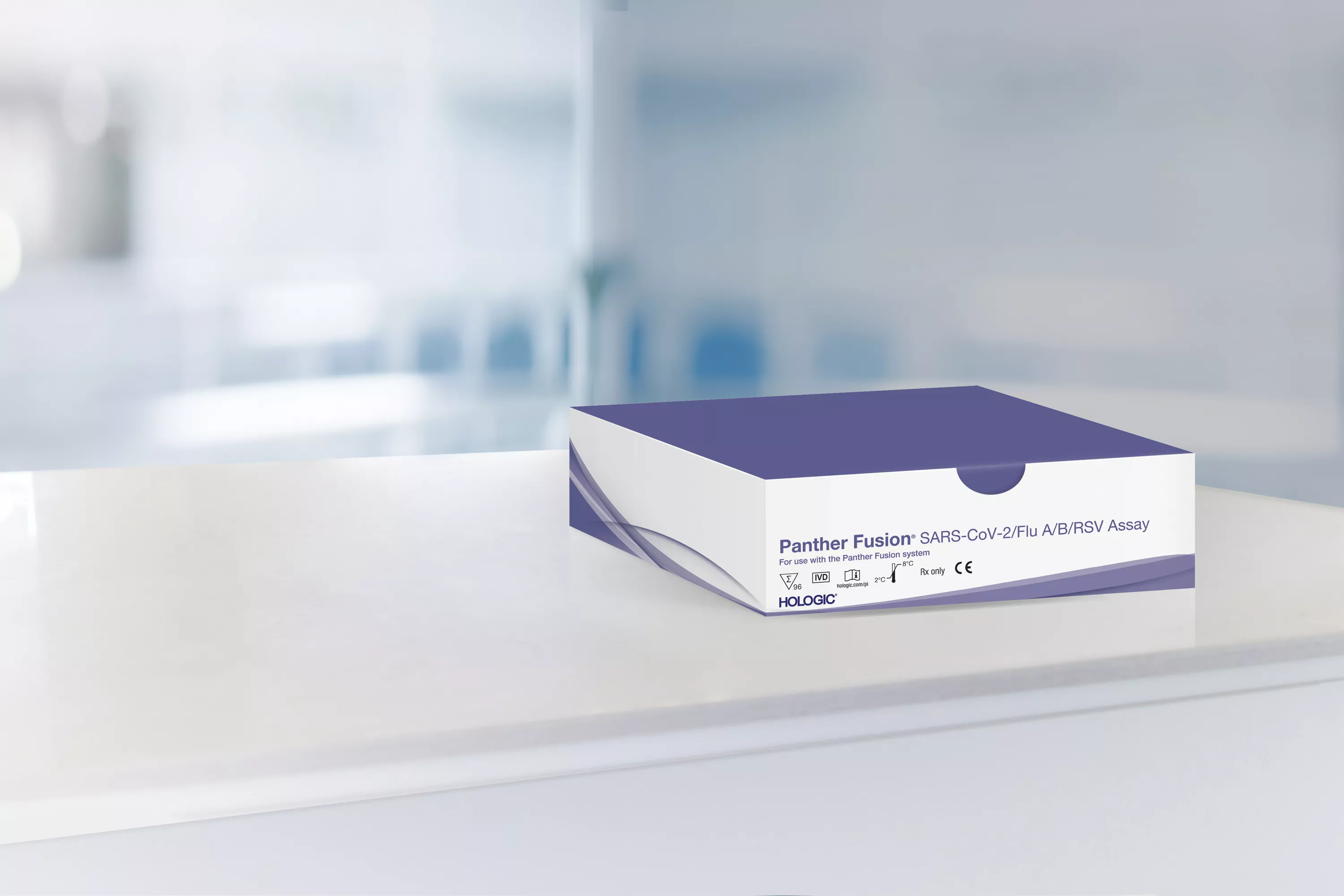 Test-Karton in Laborumgebung