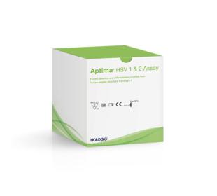 Hologic Aptima® Herpes Simplex Viruses 1 and 2 Assay auf weißem Hintergrund