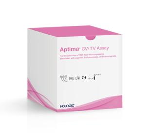 Hologic Aptima® CV/TV Assay auf weißem Hintergrund